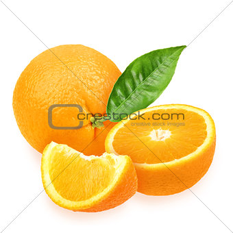Heap of fresh orange
