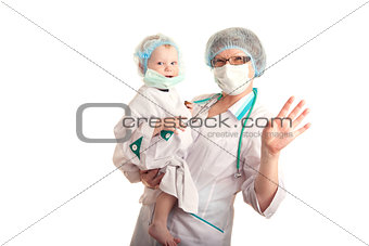 doctor and child