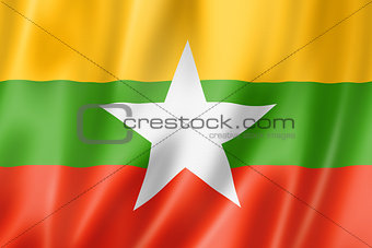 Burma Myanmar flag