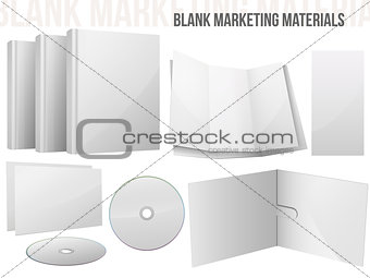 Blank office marketing materianls