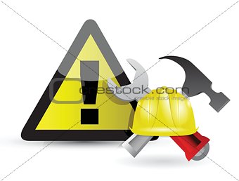 warning sign illustration design