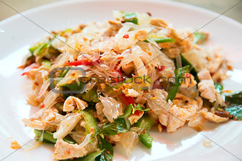 pomelo salad in thailand