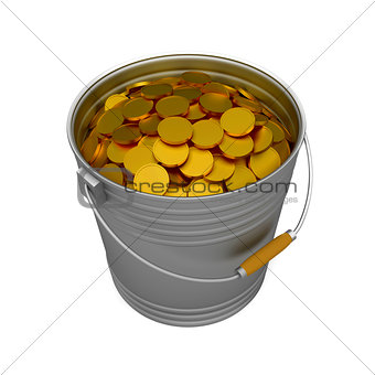 Bucket coins