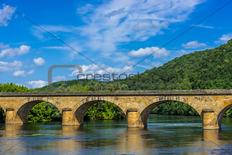 medevial bridge over the dordogne river