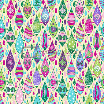 Seamless pattern with christmas toys