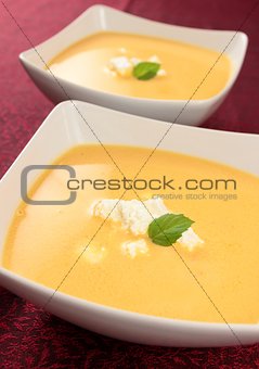 creamed pumpkin soup