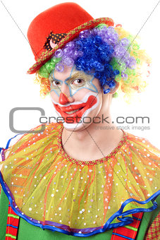 Portrait of a clown