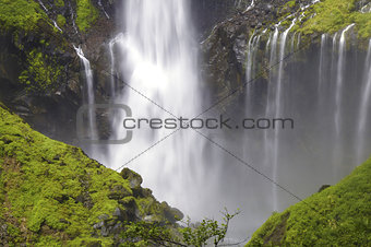 powerful waterfall