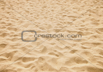 yellow sand on the beach