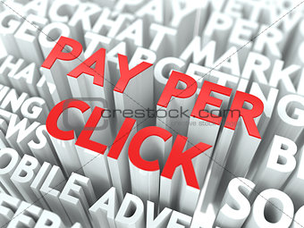 Pay Per Click (PPC) Concept.