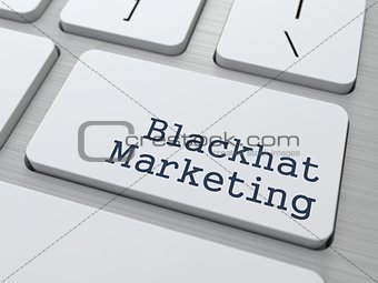 Blackhat Marketing  Concept.