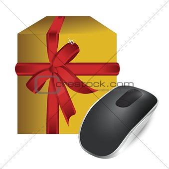 gift box and Wireless computer mouse