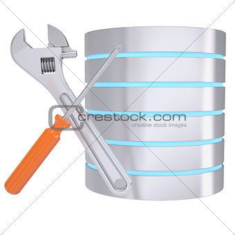 Screwdriver, wrench and database