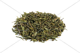 Heap of green tea