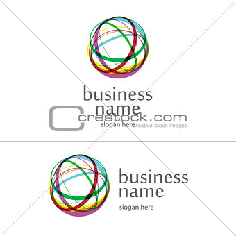 logo ball of yarn