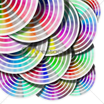 Abstract Background Color Palette - Circles