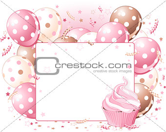 Balloons place card