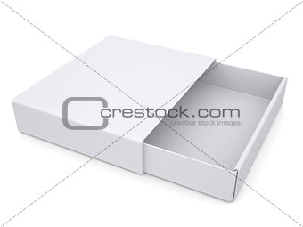 Open white box