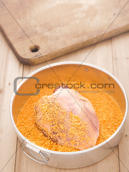 breaded raw chicken breast