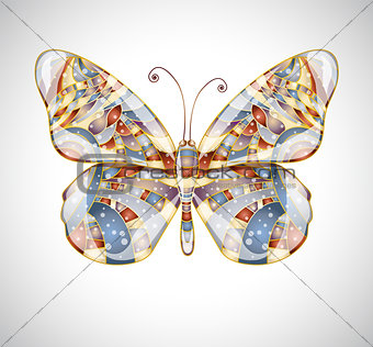 Beautiful abstract butterfly.
