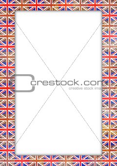 UK flag border