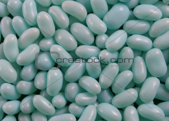 blue jelly beans