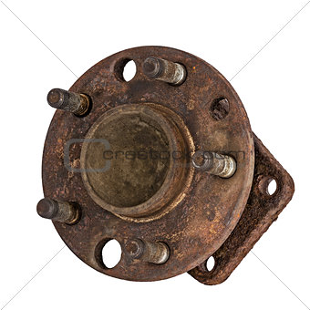 Worn out hub wheel and bearing
