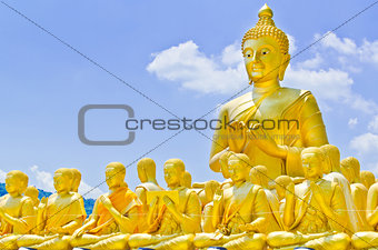 Golden Buddha at Buddha Memorial park