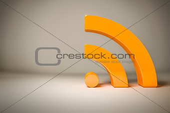 rss sign background