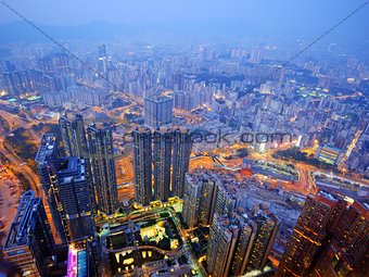 Kowloon, Hong Kong Cityscape