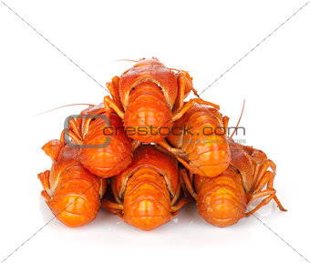 Boiled crayfishes