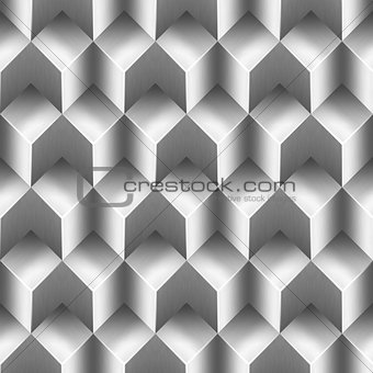 Cubes Metal Background