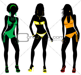 Swimsuit Silhouettes 2