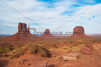 View of Monument Valley from Jhon Ford Point.