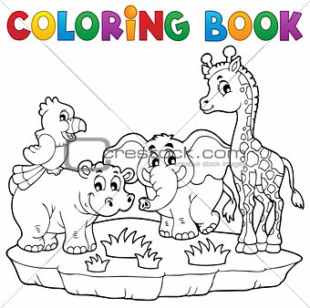 Coloring book African fauna 2