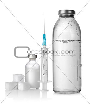 Drop counter and syringe