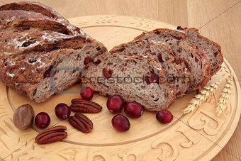 Cranberry and Pecan Bread