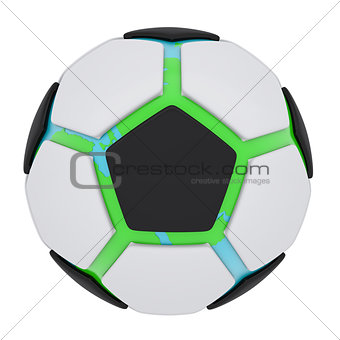 Soccer ball consisting of unconnected parts
