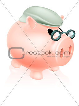 Pension pig money box
