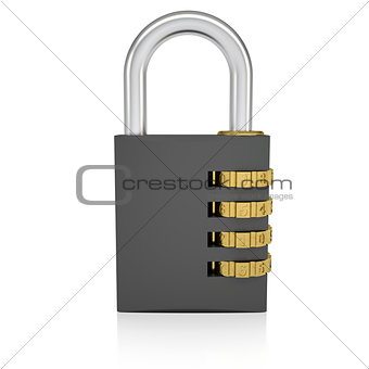 Metal combination lock