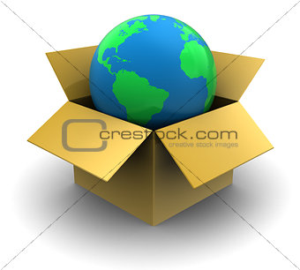 world in box