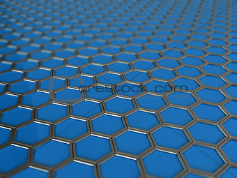 trendy background with hexagons