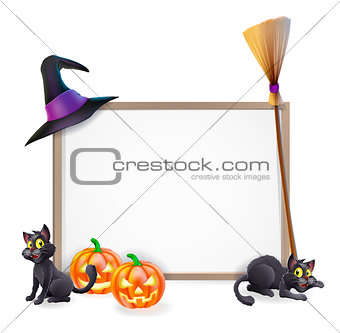 Halloween sign