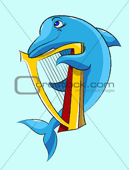 Dolphin - harpist