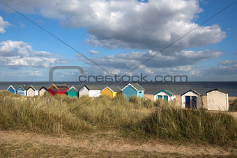 Beach Huts, Southwold, Suffolk, England