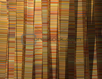 3d abstract striped curtain backdrop orange pink