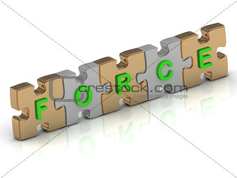 FORCE word of gold puzzle 