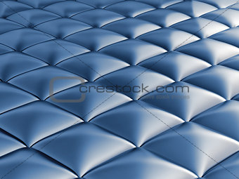 abstract smooth blue metallic cubes