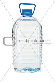 Large bottle of soda water