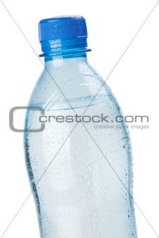 Bottle of water. Closeup